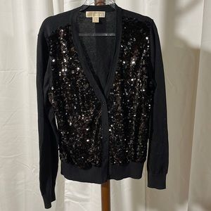 MICHAEL KORS SEQUINNED CARDIGAN